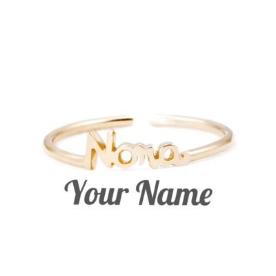 Personalize Your Name Elegant Forever Fashion 925 Sterling Silver Birthday Ring