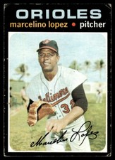 1971 Topps Baseball Marcelino Lopez Baltimore Orioles #137 VG-EX