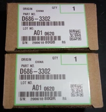QTY2 Genuine Ricoh D686-3302 D6863302 Gathering Rollers / Finisher Stack Rollers