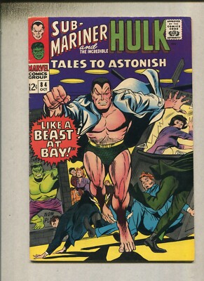 Tales To Astonish- Sub-Mariner & Incredible Hulk: #84 FN+ Marvel  SA