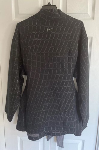 NUEVO CON ETIQUETAS Nike Yoga Therma-FIT Luxe Talla 2X Chaqueta Kimono Reversible Jacquard Envolvente $140 - Imagen 2 de 11