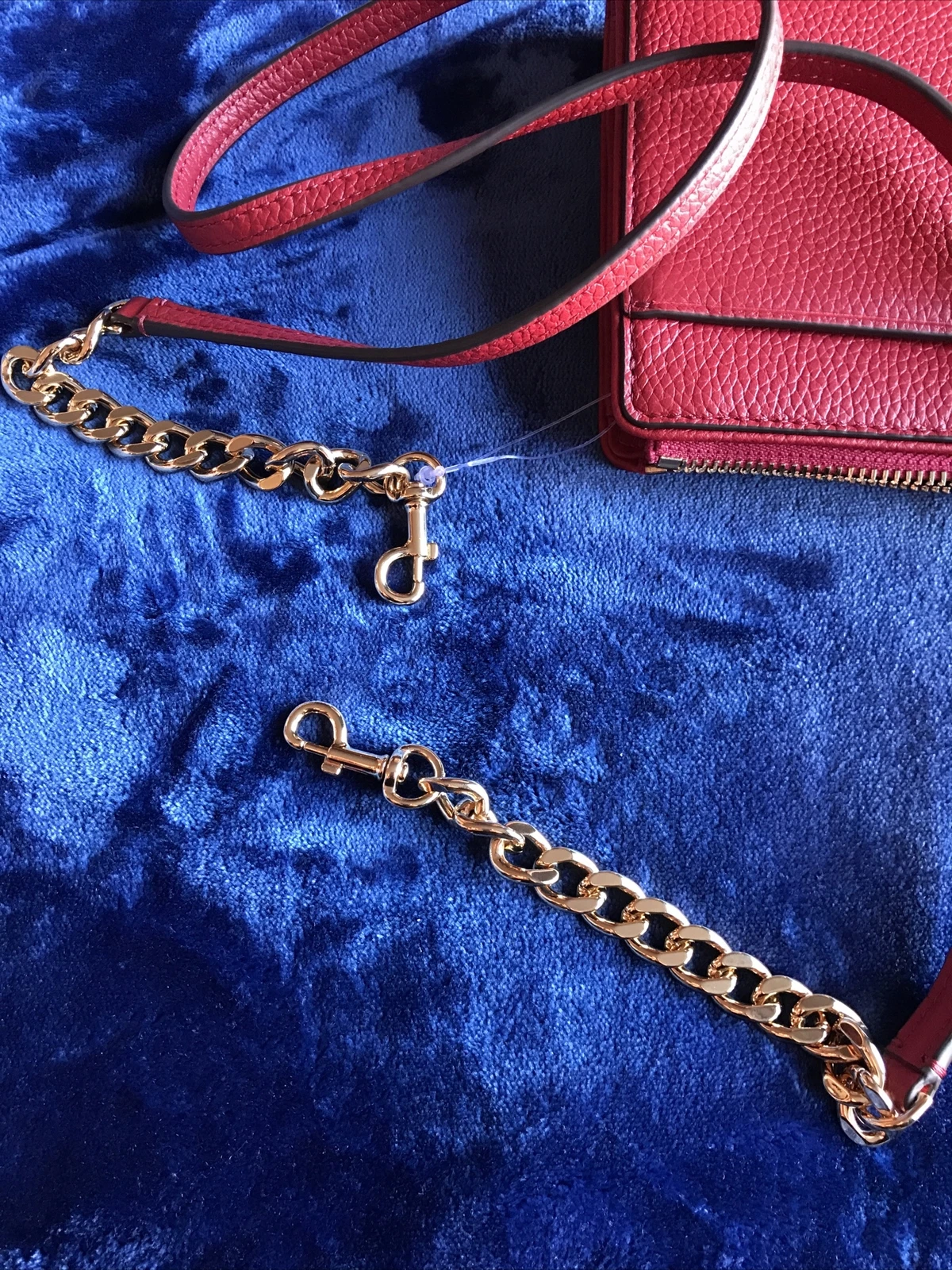 Tory Burch nuovo con etichette Carter colore a tracolla sottile rosso mela taglia sistema operativo per donna