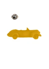 refA8 Biff Tanner Convertible 1940's   3D car chrome Gold colour lapel pin badge