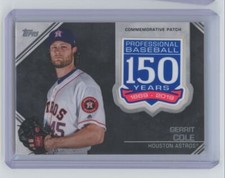 2019 Topps Series 1 150th Anniversary Patch Gerrit Cole #AMP-GC Houston Astros