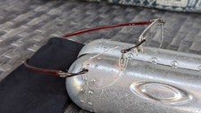 Oakley Soft Tail Eyeglasses - Vintage Frames Berry 49-18 Aluminum Case W/ Pouch