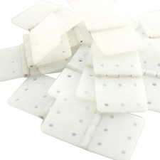 RLECS 20pcs Pinned Nylon Hinge 20x36mm L Size...