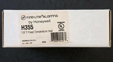 FIRE-LITE H355 135° FIXED TEMPERATURE HEAT DETECTOR "IVORY" CLIP/LITESPEED - NEW