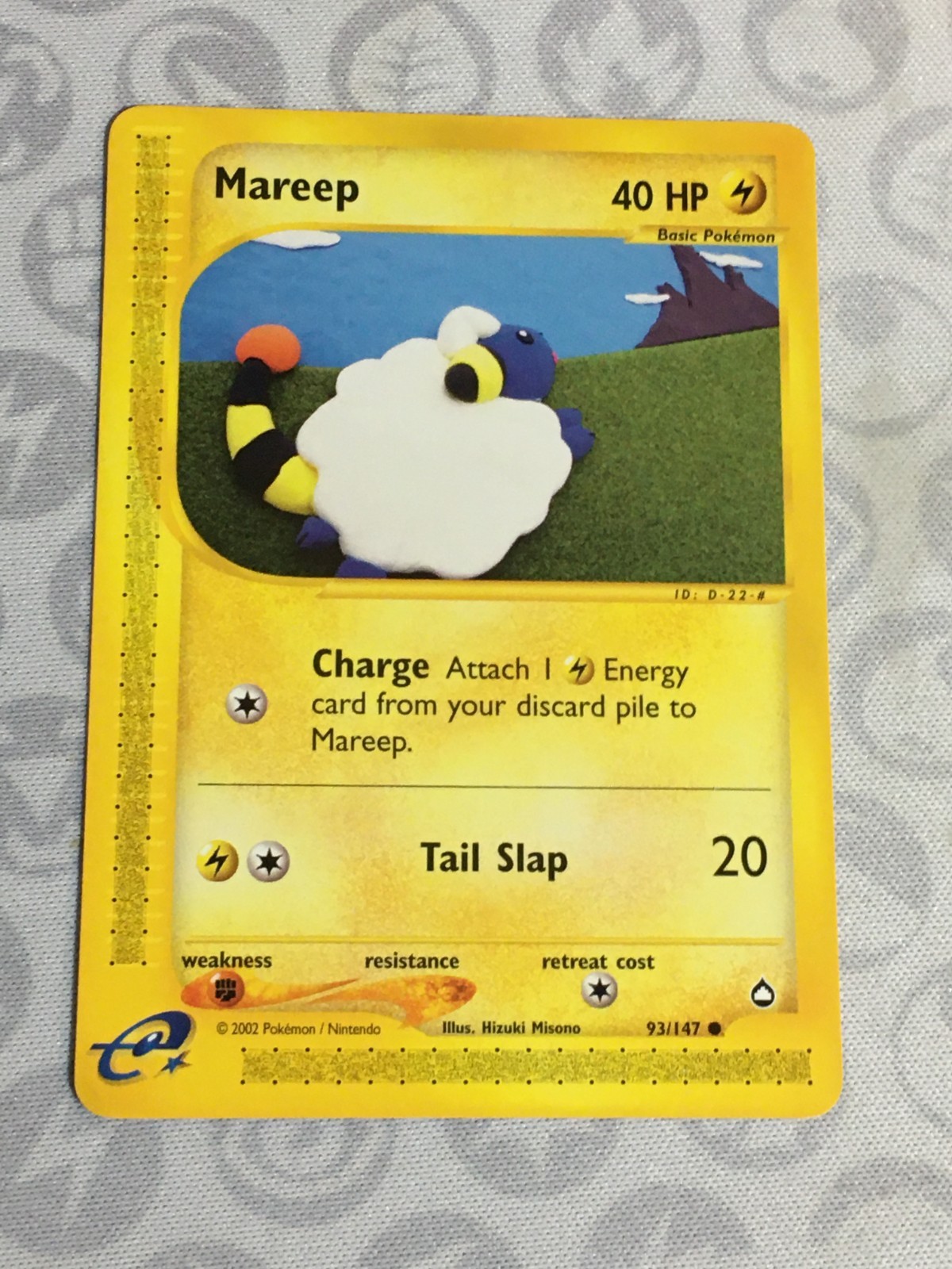 D1421 POKEMON TCG AQUAPOLIS MAREEP 93 NM COMMON