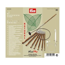 Prym Tunisian Crochet Hook Set, Natural, 3.5-8mm