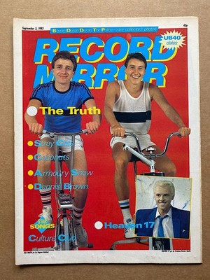 TRUTH RECORD MIRROR MAGAZINE SEPT 3 1983 - TRUTH COVER + MORE INSIDE + stray cat
