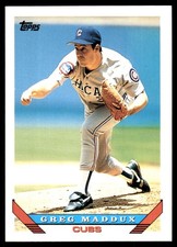Greg Maddux 1993 Topps #183 Chicago Cubs MLB READ FREE SHIPPING AutographDen