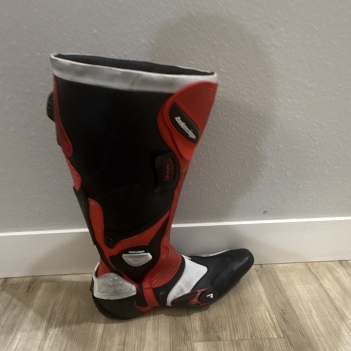 BALENCIAGA BIKER BOOT RED/WHT/BLACK | eBay