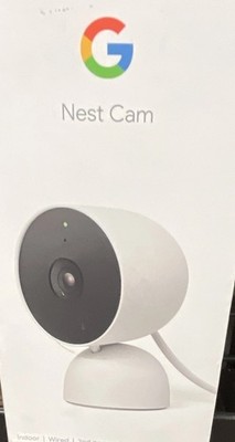 Google Nest Nest Cam Indoor Wired IP Security Camera 1080p Wi-Fi White