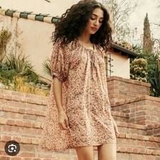 Doen Chestnut Mini Dress in Pink Valley Size: XL