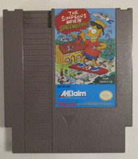 THE SIMPSONS: BART VS. THE SPACE MUTANTS Nintendo NES Clean, Tested, Authentic