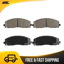 Front Ceramic Brake Pads Fits Journey 2012-2020 Wrangler 2018-2025 Pacifica