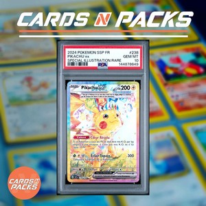 Carte Pokemon Pikachu ex SPECIAL ILLUSTRATION RARE 238/191 PSA 10 GEM MINT