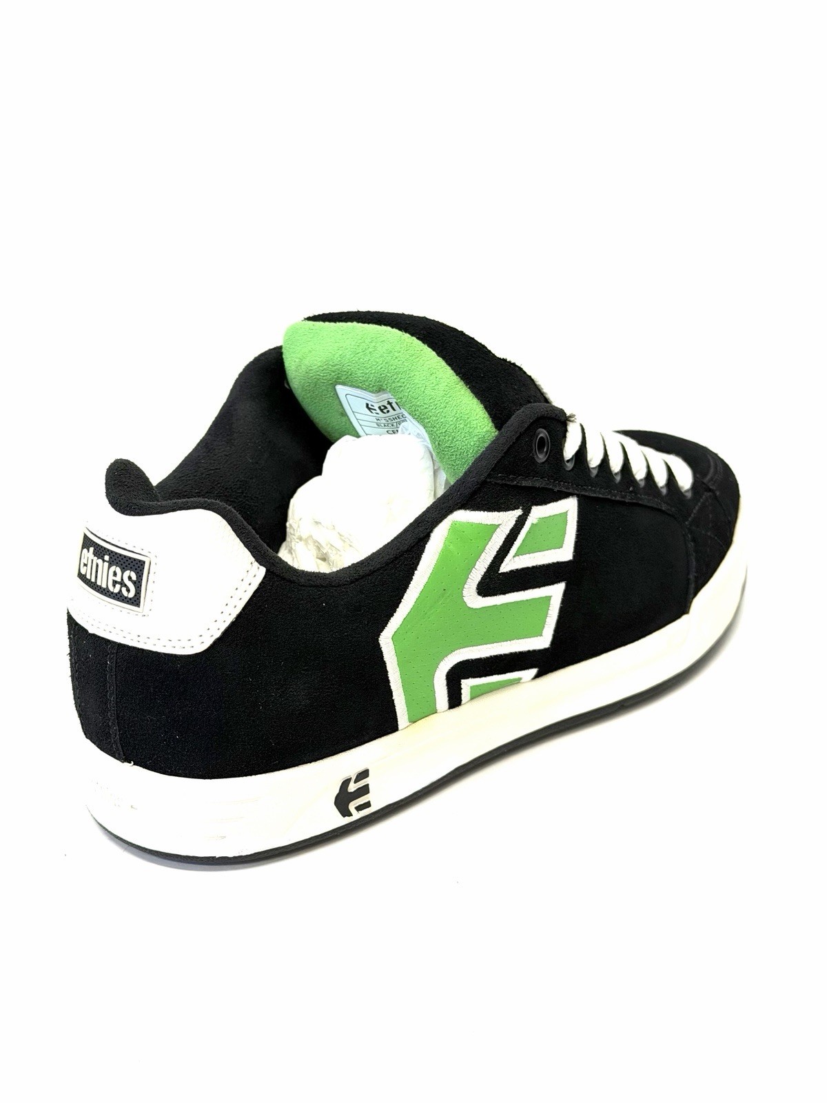 Etnies Sheckler 3 Men’s Sneakers Size 9 New OG Year 2009 Black Green Ref3840 image 7