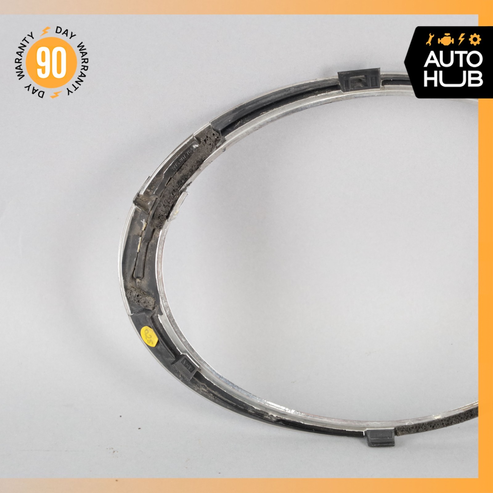 Bentley Continental Flying Spur Right Headlight Outer Chrome Ring Trim OEM