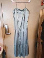 Nwt Med Women's Express Silky Slip Dress