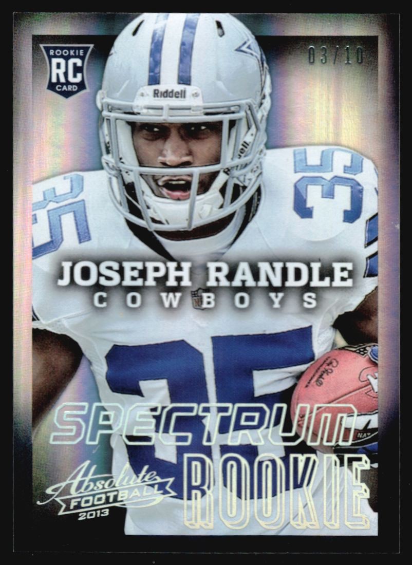 2013 Panini Absolute Spectrum Rookie JOSEPH RANDLE Platinum Rookie /10 #146