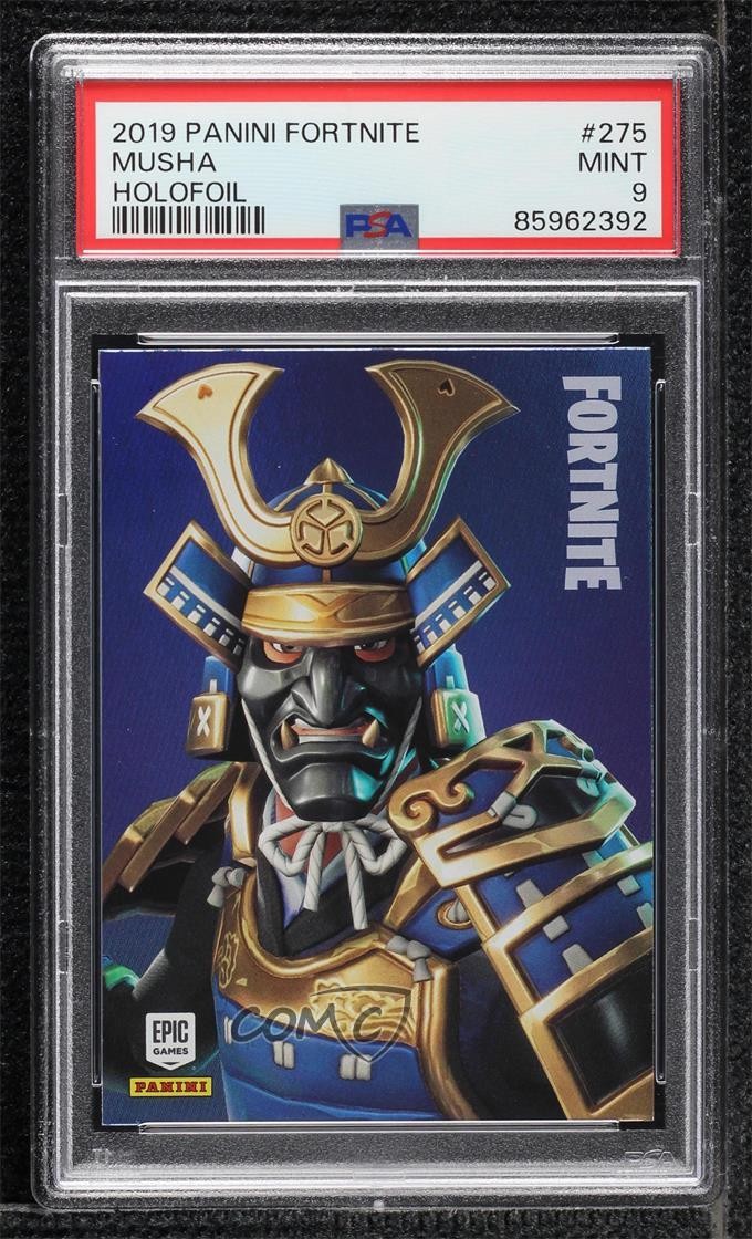 2019 Panini Fortnite Holofoil Musha #275 PSA 9 MINT p8v