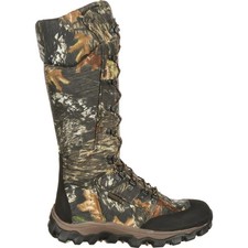 Rocky Lynx Waterproof Snake Proof Zip Boot FQ0007379 Mossy Oak Break Up Men's 9