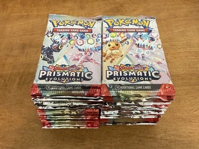 Pokemon Prismatic Evolutions Booster Pack Lot of 36 TCG Factory Sealed Packs x36