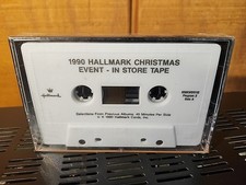 Hallmark Christmas Music Cassette IN STORE EVENT TAPE 1990 Holiday Promo Sealed
