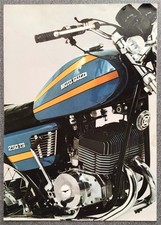 Brochure vendita MOTO GUZZI 250TS MOTO 1974-1975 testo francese