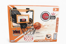 Kids LED Basketball Hoop with Electronic Scoring  Remote Indoor Foldable Rim
