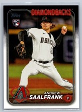 2024 topps baseball series 2 andrew saalfrank rookie card #406