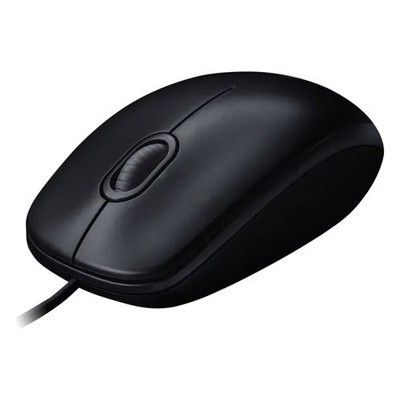 Maus Logitech M100, 910 006652 M Series, Wired, Black, Ergonomisch E Zuverlässig
