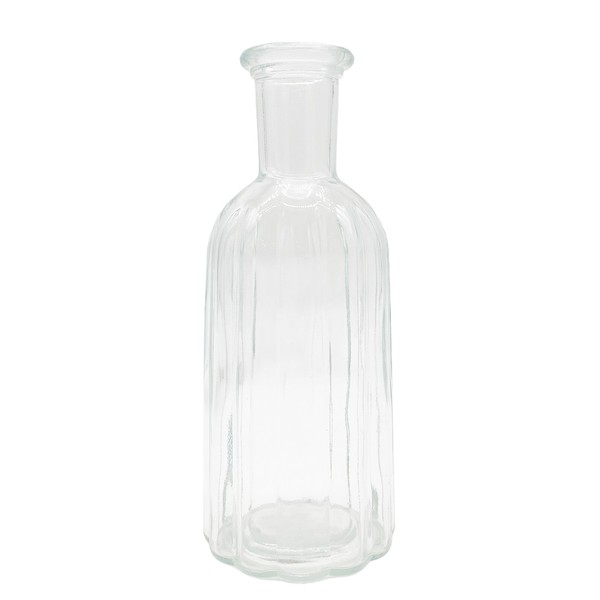 Glas Vase Klar 19 Cm Deko Hochzeit Verlobung Tischdeko Tisch Blumen-image
