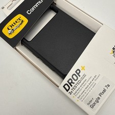 OtterBox Google Pixel 7a Black Commuter Case Dual-Material Hard Cover