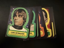 1977 Topps Star Wars Series 1 Complete 11 Sticker Set 1-11 EX/NM