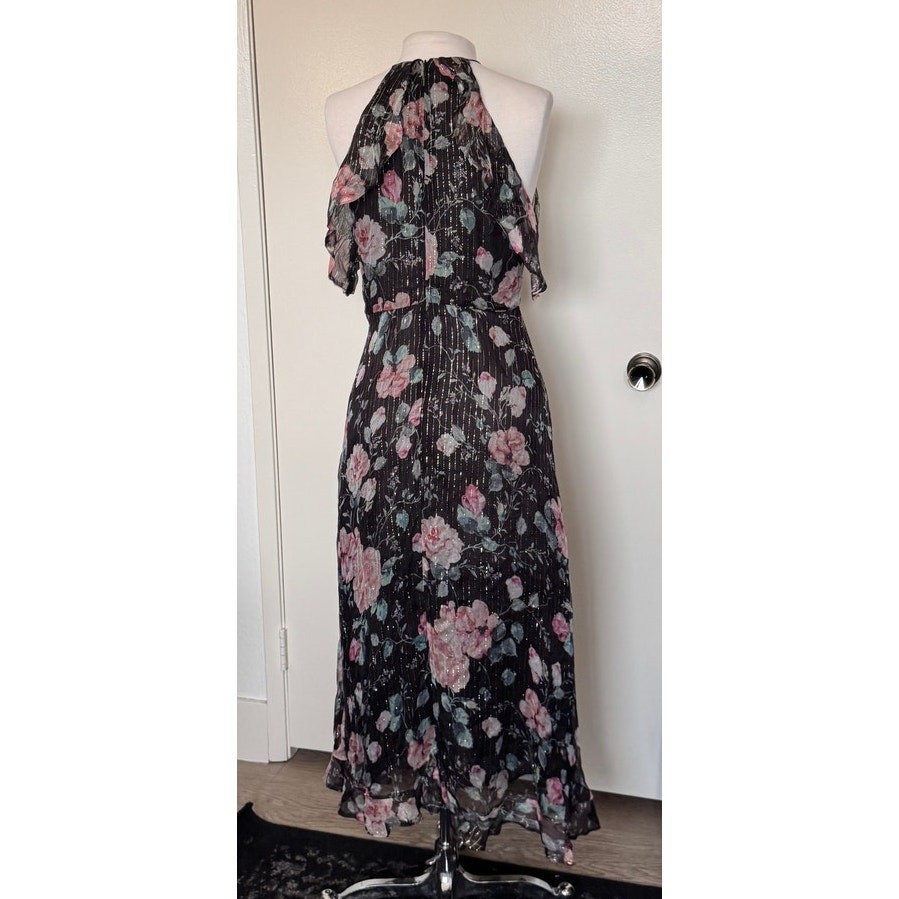 Zimmerman Master Flute Dress in Black and Floral Size 2