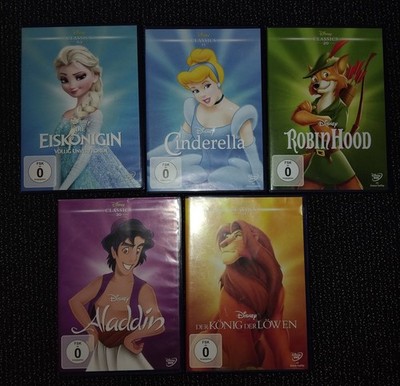 Konvolut 5 Disney Classics DVDs