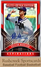 2015 Elite Extra Edition #176 Preston Morrison Aspirations Red Die Cut Auto /100