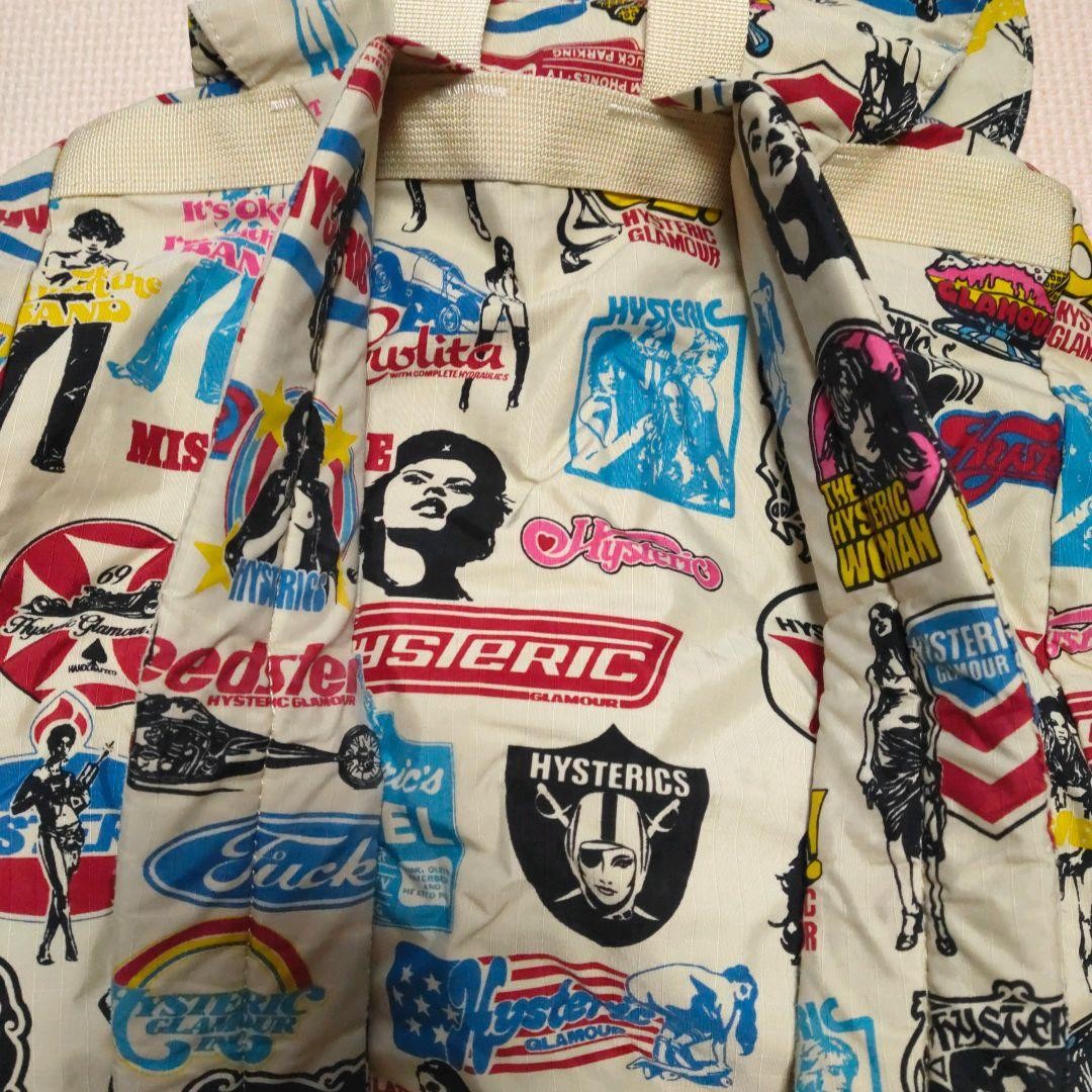 HYSTERIC GLAMOUR All-over Pattern Backpack Used - image 12