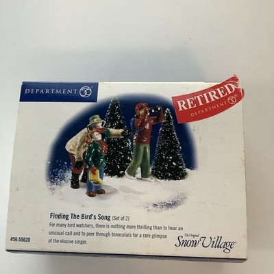 Department 56   Finding The Bird s Song  Set Of 2 Figurines 55020
