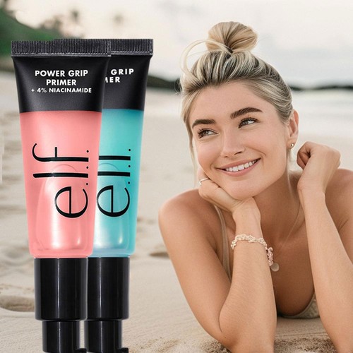 ☆e.l.f. Imprimación facial hidratante a base de gel Power Grip Primer hidrata el cuidado de la piel - Imagen 3 de 14