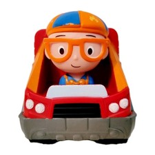 Blippi Kids Toy Fire Truck Mini Vehicle 3" Rolling Car Fun Play see pictures