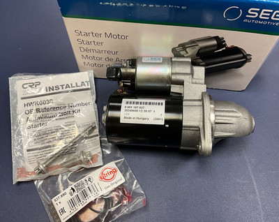 BMW OEM SEG Starter Motor Kit 0 001 107 527 74N - 20240608 Includ. Bolts/Gaskets