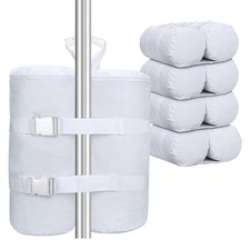Extra Large 240 lbs White Canopy Sandbags Weight Bags for Pop up Canopy Tent,...