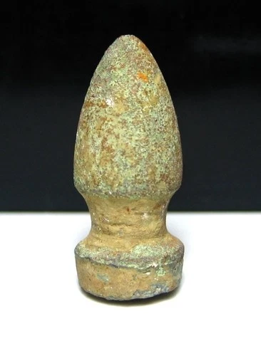 Gettysburg Civil War Relic Dug Federal Union Brass Bayonet Scabbard Tip Finial