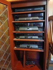 Goodmans Hifi System With Speakers Music Radio Deck Tapes