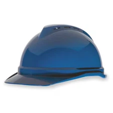 Msa Safety Hard Hat, V-Gard(R) 500, Polyethylene, 4 Point Ratchet, Type 1, Class
