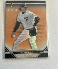 2021 Topps Triple Threads - Gerrit Cole #21 Amber /199