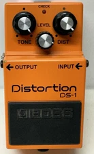 Boss DS-1 Distortion pedal with 9V only NO adaptor. Very good cond.